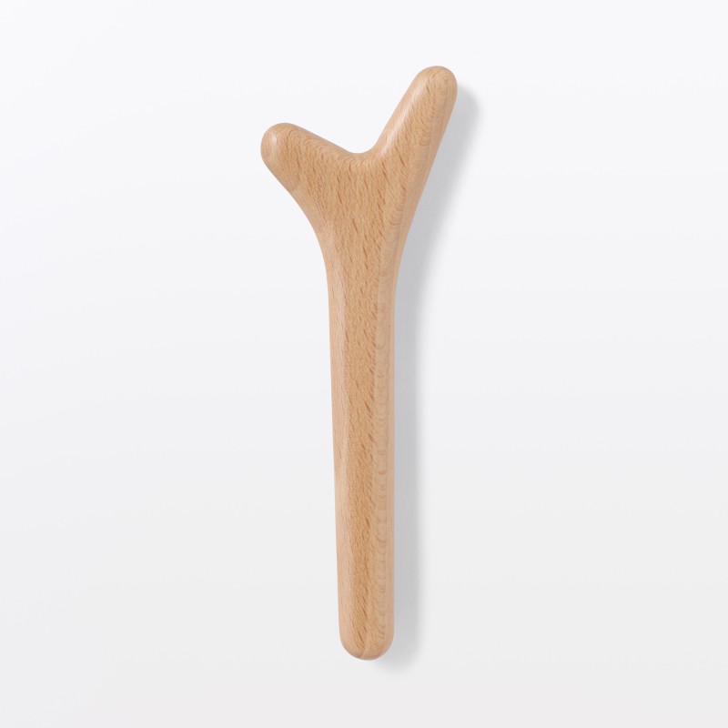 일본 무인양품 너도밤나무 마사지 스틱 13.5cm