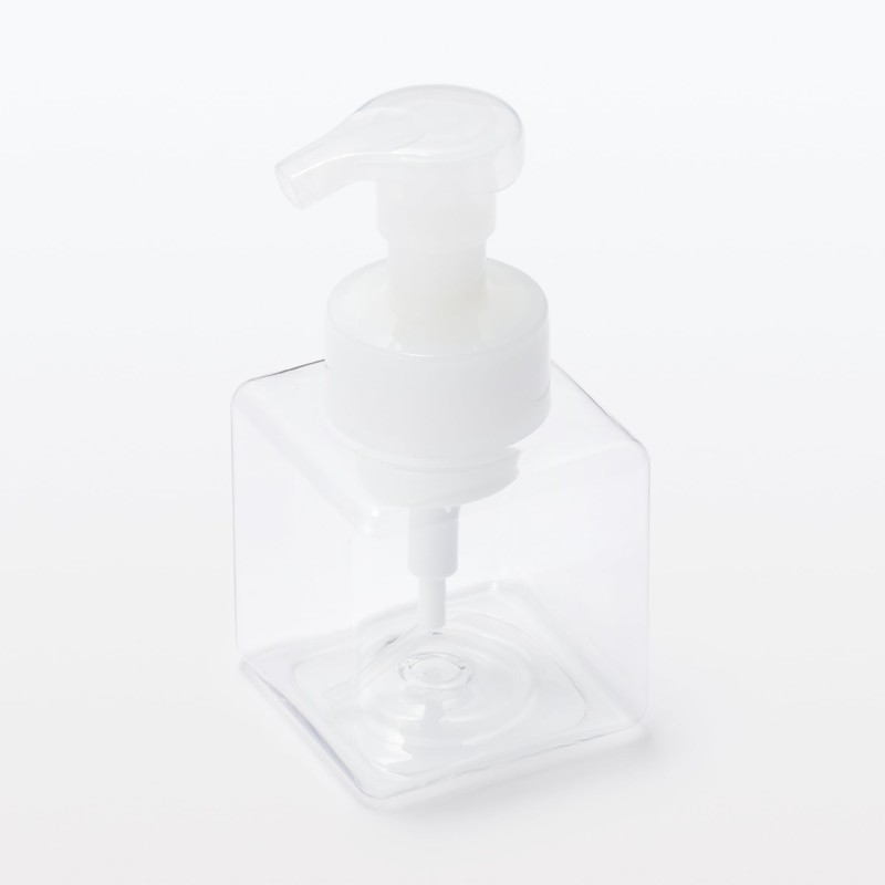 일본 무인양품 PET 리필 보틀 거품형 250ml 클리어