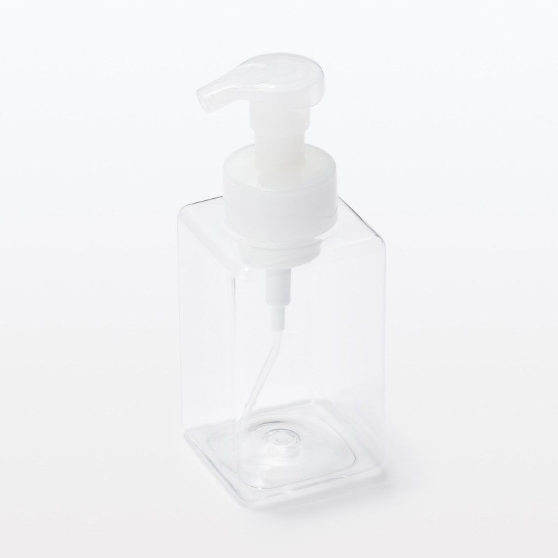 일본 무인양품 PET 리필 보틀 거품형 400ml 클리어