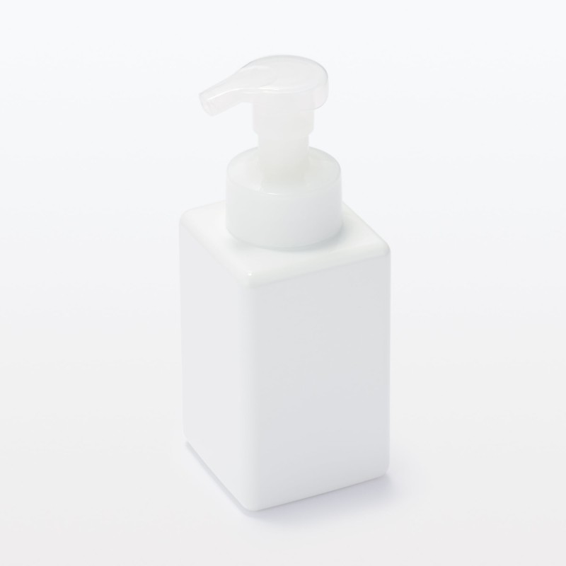 일본 무인양품 PET 리필 보틀 거품형 400ml 화이트