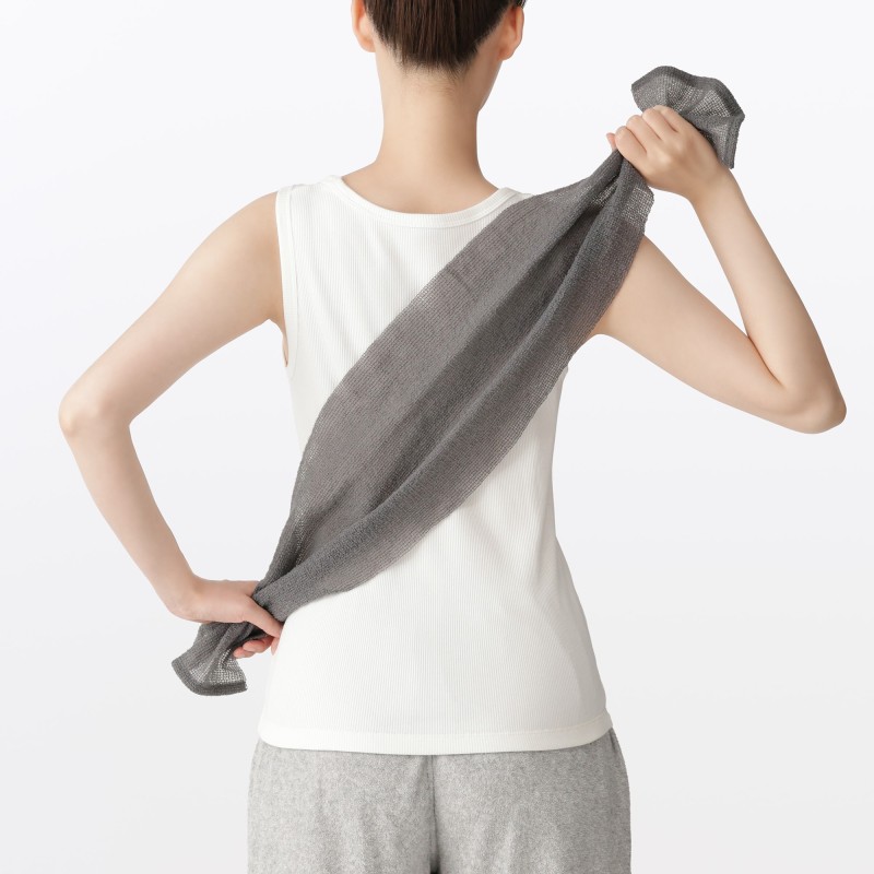 일본 무인양품 거품 바스타올 바디 타월 단단한 타입 25x95cm