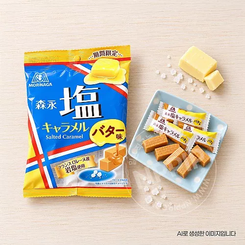 모리나가 소금 캬라멜 버터맛 69g