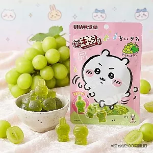 UHA미각당 푸니캬라 구미 치이카와 샤인머스캣 젤리 51g