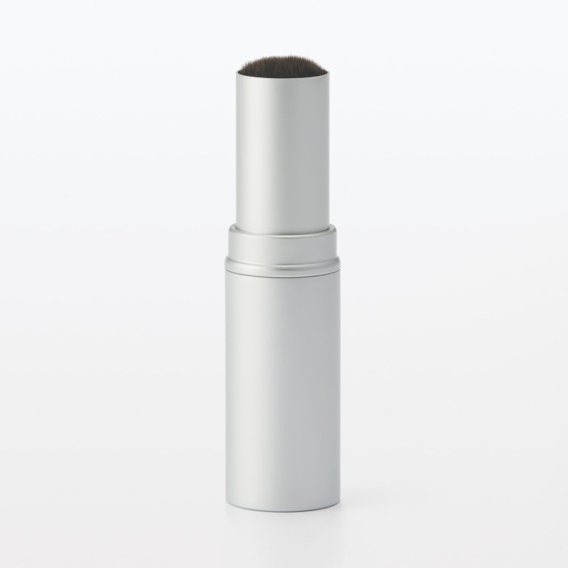 일본 무인양품 폴리에스테르 휴대용 블러셔 브러시 93mm 슬라이드식
