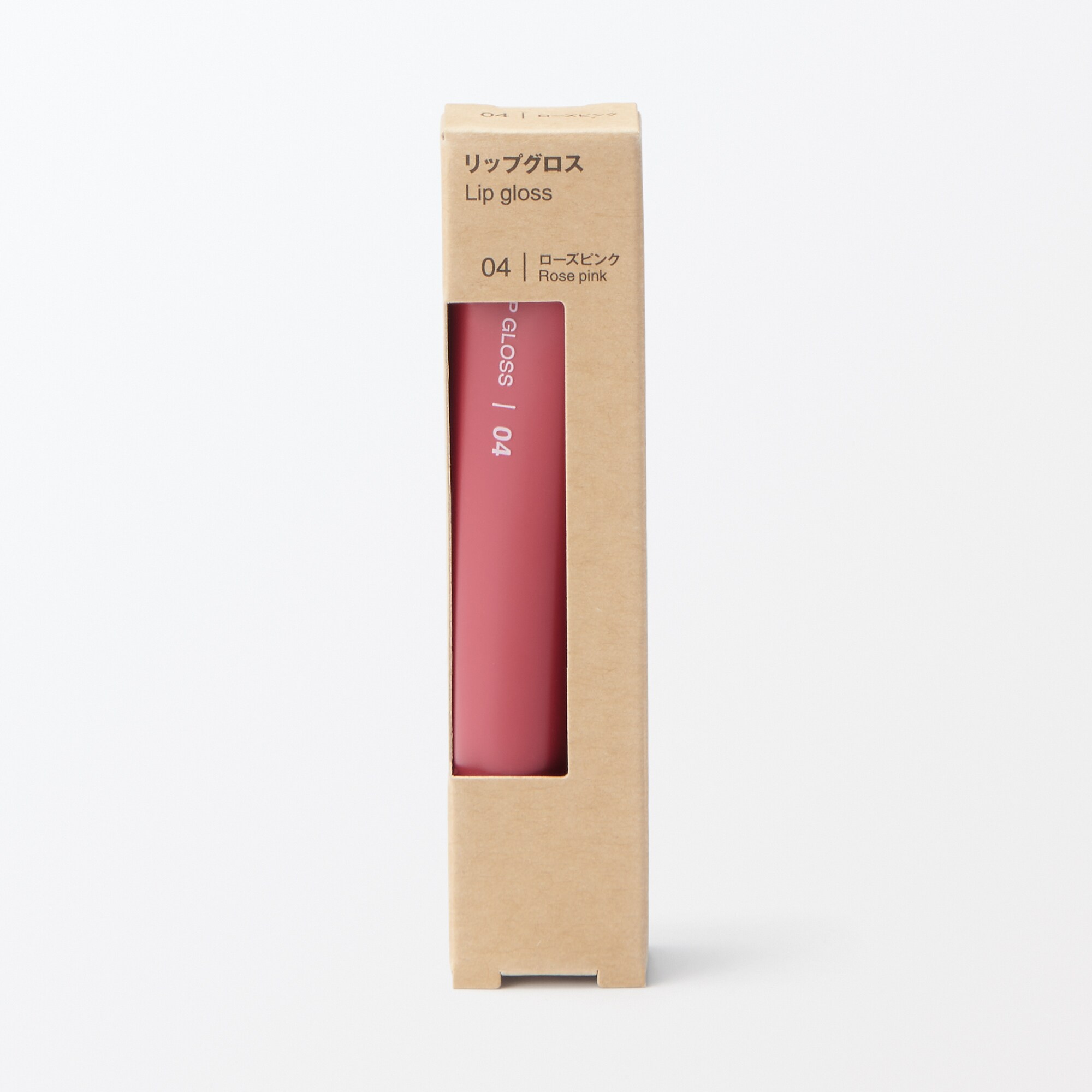 일본 무인양품 립글로스 로즈 핑크 10.5g