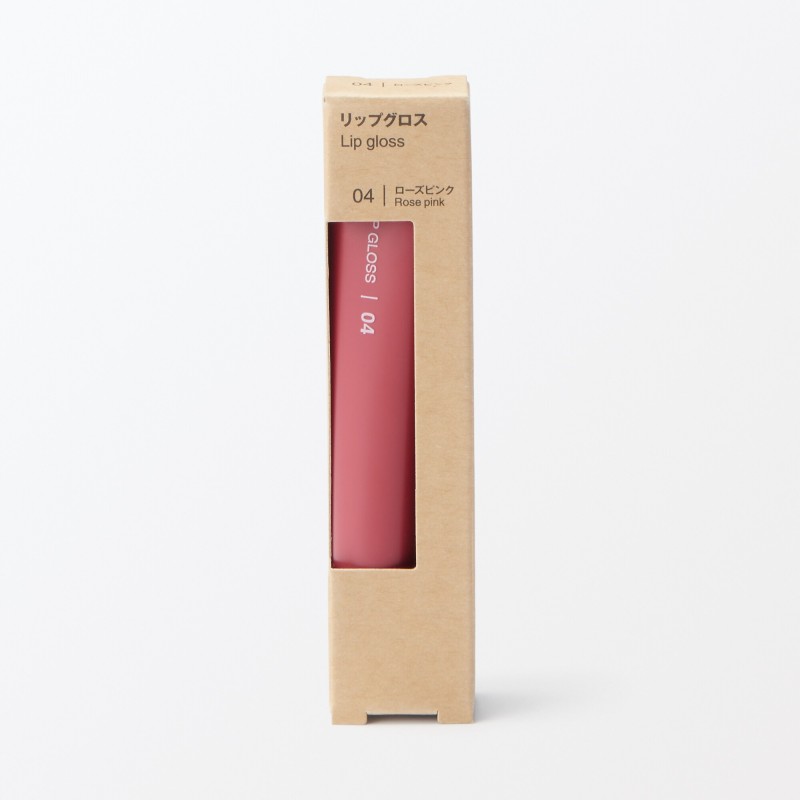 일본 무인양품 립글로스 로즈 핑크 10.5g