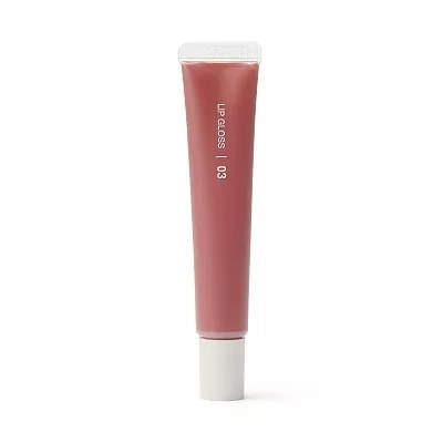 일본 무인양품 립글로스 핑크 브라운 10.5g