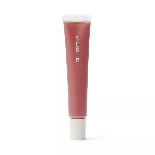 일본 무인양품 립글로스 핑크 브라운 10.5g