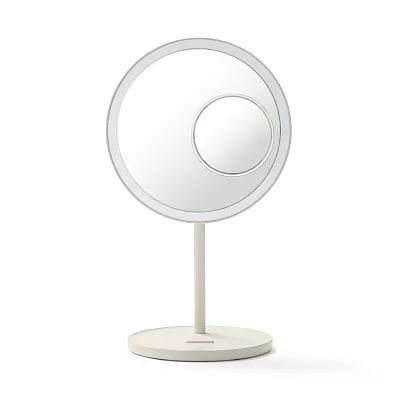 일본 무인양품 무선 LED 라이트 미러 5배 확대경 포함
