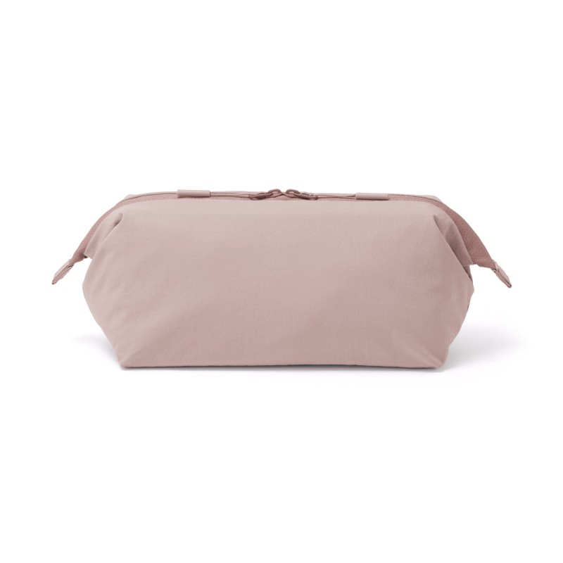 일본 무인양품 발수 재생 나일론 와이드 입구 파우치 L 20x10x11cm 핑크