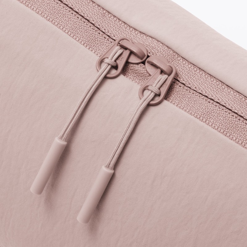 일본 무인양품 발수 재생 나일론 와이드 입구 파우치 S 14x10x11cm 핑크