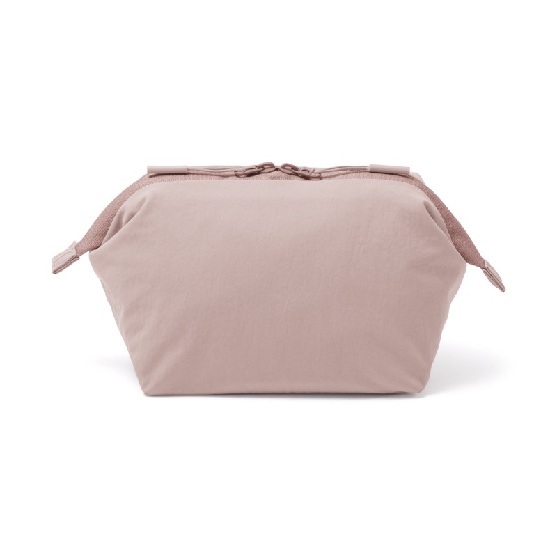 일본 무인양품 발수 재생 나일론 와이드 입구 파우치 S 14x10x11cm 핑크