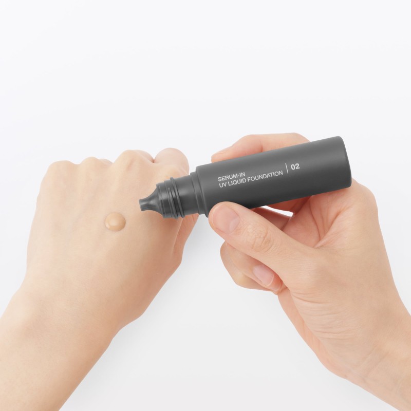 일본 무인양품 세럼 인 UV 리퀴드 파운데이션 내추럴 SPF41 30ml