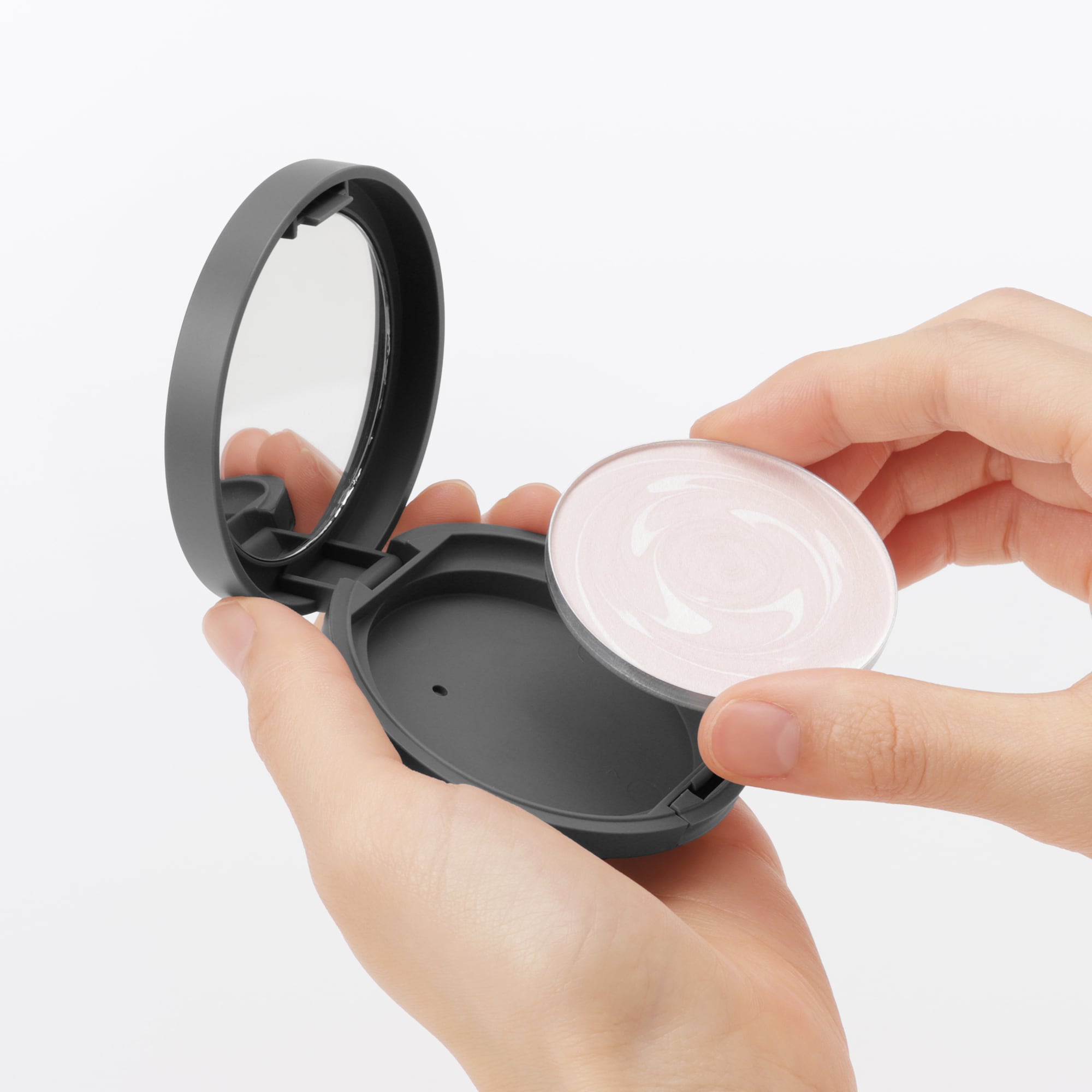 일본 무인양품 세럼 인 UV 프레스트 파우더 리필 SPF25 6.2g
