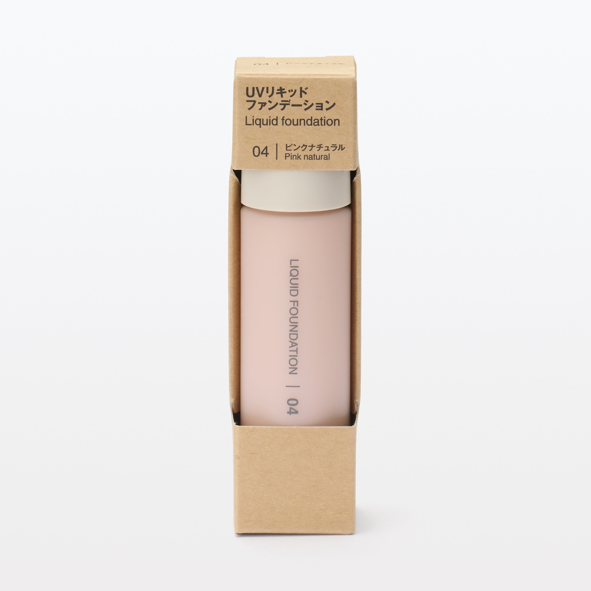 일본 무인양품 UV 리퀴드 파운데이션 핑크 내추럴 SPF40 30ml