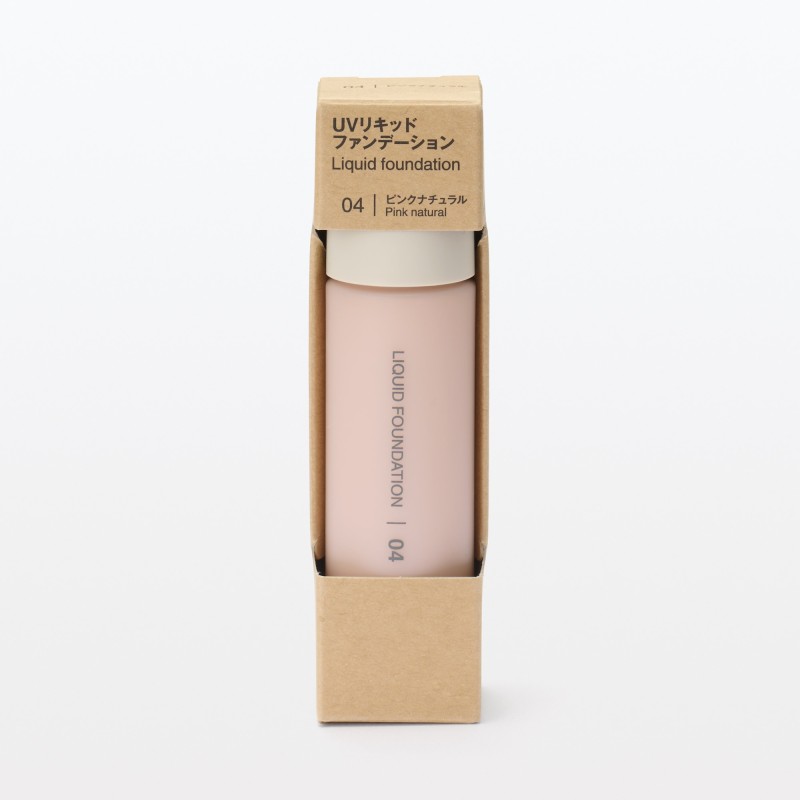 일본 무인양품 UV 리퀴드 파운데이션 핑크 내추럴 SPF40 30ml