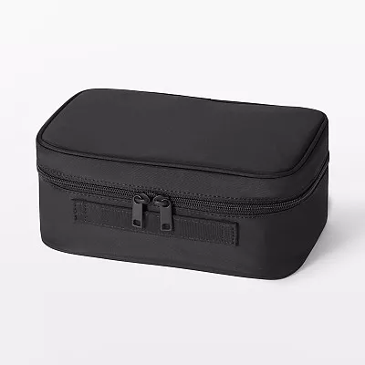 일본 무인양품 재생 나일론 메이크업 박스 S 23x15.5x9cm 블랙