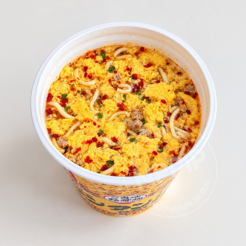 산요 삿포로이치방 컵스타 매운 돈코츠 간장 라멘 70g 일본 컵라면