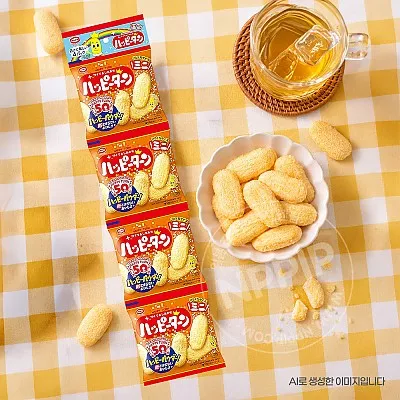 카메다제과 해피탄 미니 4연팩 일본 과자