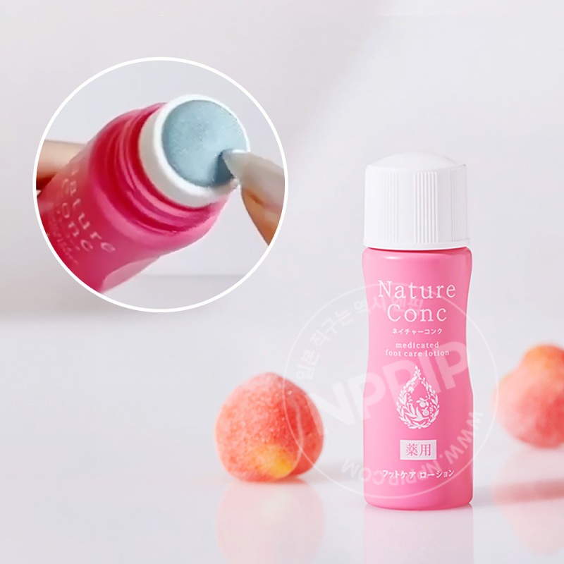 네이처콘크 풋로션 약용 풋케어 발뒤꿈치 로션 발각질 제거 복숭아향 40ml