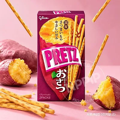 글리코 프리츠 오사츠 고구마맛 스낵 62g