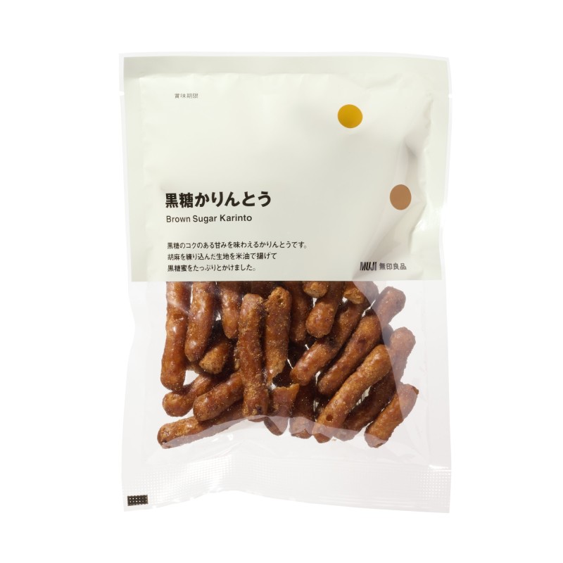 일본 무인양품 흑당 카린토 70g