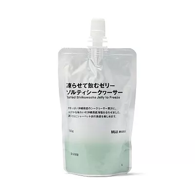 일본 무인양품 얼려 먹는 젤리 솔티 시콰사 150g