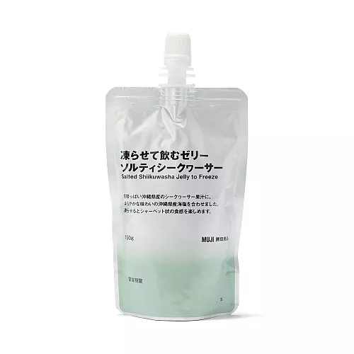 일본 무인양품 얼려 먹는 젤리 솔티 시콰사 150g