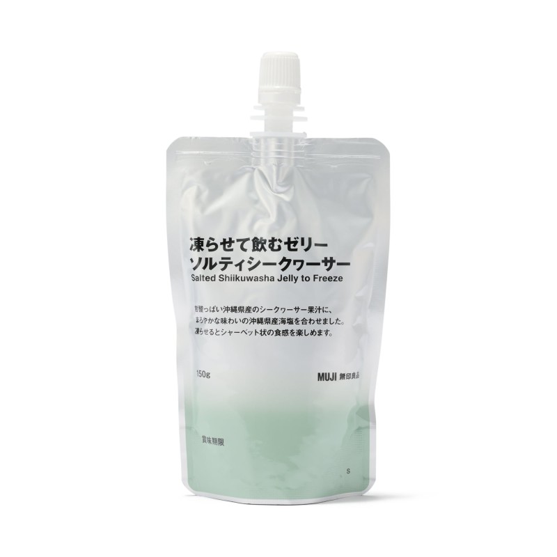 일본 무인양품 얼려 먹는 젤리 솔티 시콰사 150g