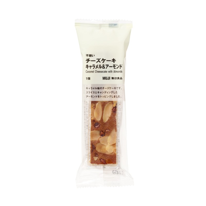 일본 무인양품 치즈케이크 캬라멜 아몬드 27g