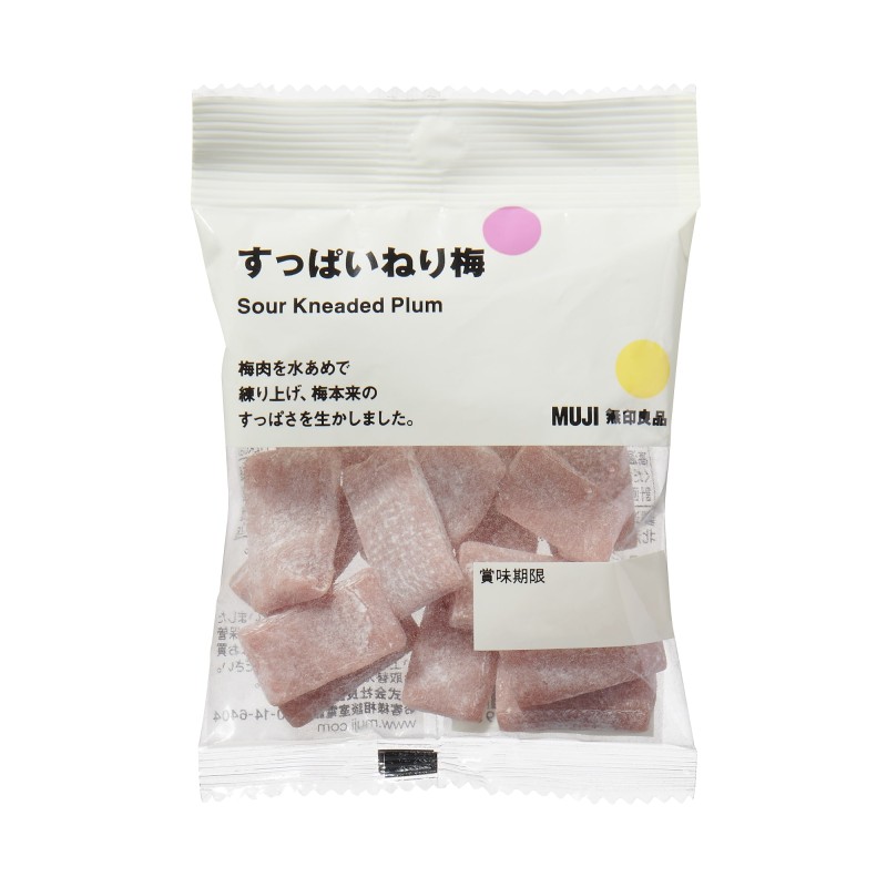 일본 무인양품 새콤한 네리우메 매실 과자 33g