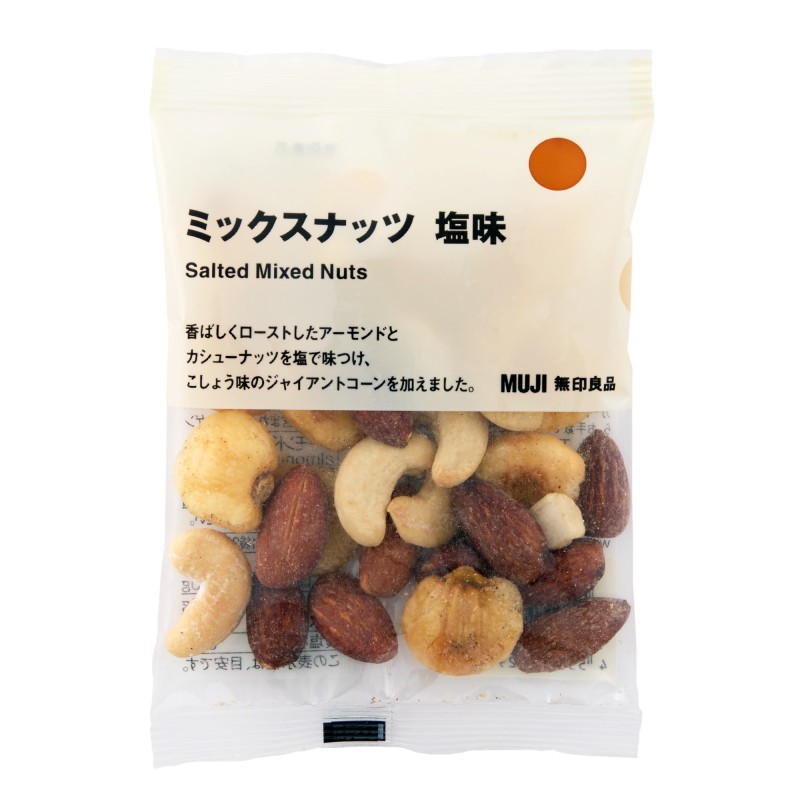 일본 무인양품 믹스 너트 소금맛 30g