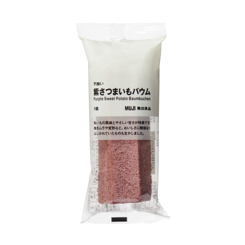 일본 무인양품 자색고구마 바움쿠헨 80g