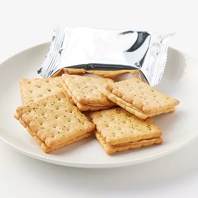 일본 무인양품 대용량 크림 샌드 크래커 땅콩크림맛 24개입