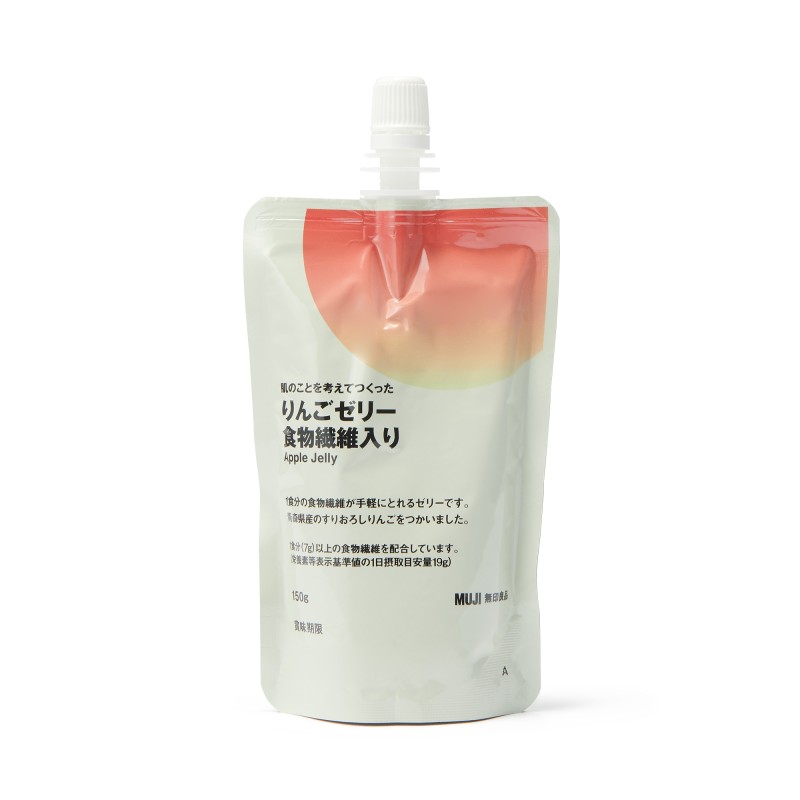 일본 무인양품 피부를 생각해 만든 사과 젤리 식이섬유 150g