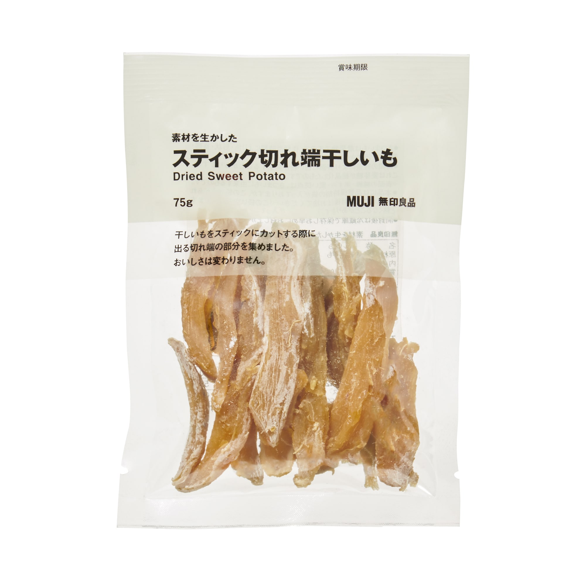 일본 무인양품 소재를 살린 스틱 고구마 말랭이 자투리 75g