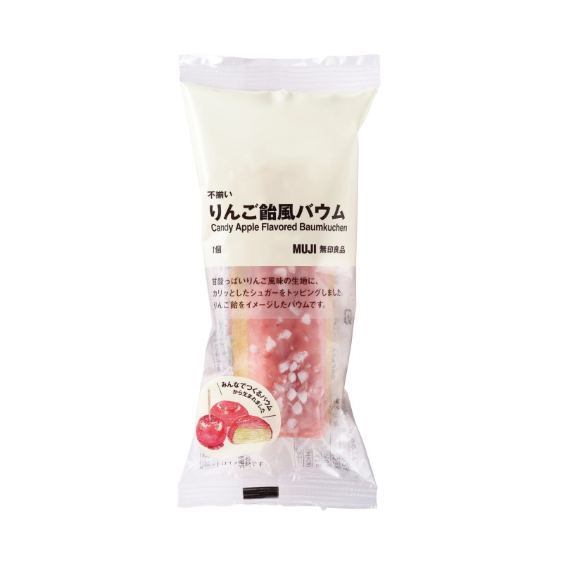 일본 무인양품 사과 사탕풍 바움쿠헨 73g