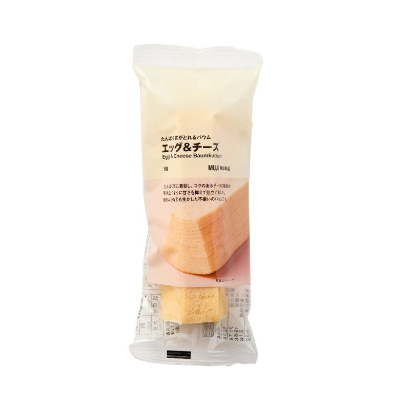 일본 무인양품 단백질을 챙기는 바움쿠헨 에그 치즈 57g
